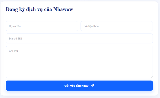 Form đăng ký VR360